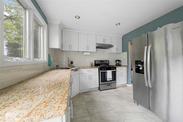 Interior, Kitchen, Recessed Lighting, Stainless Steel Appliances