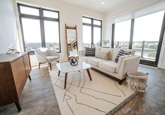 Interior, Living room, Recessed Lighting