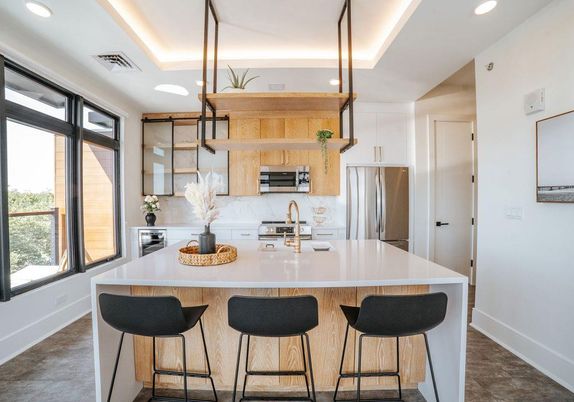 Interior, Kitchen, Recessed Lighting, Stainless Steel Appliances