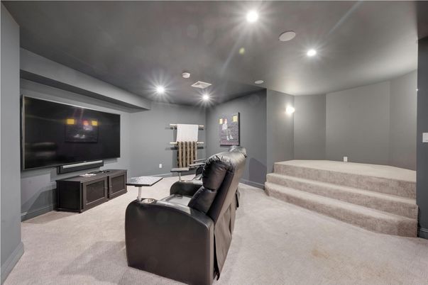 Interior, Recessed Lighting, Theatre Room
