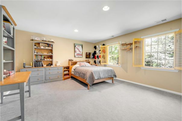 Bedroom, Interior, Recessed Lighting