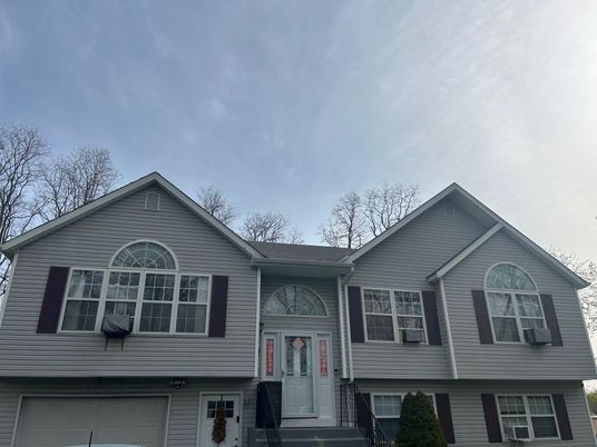 Attached, Exterior, Facade, Raised Ranch