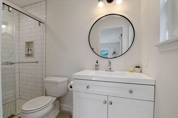 Bathroom, Glass Shower, Interior