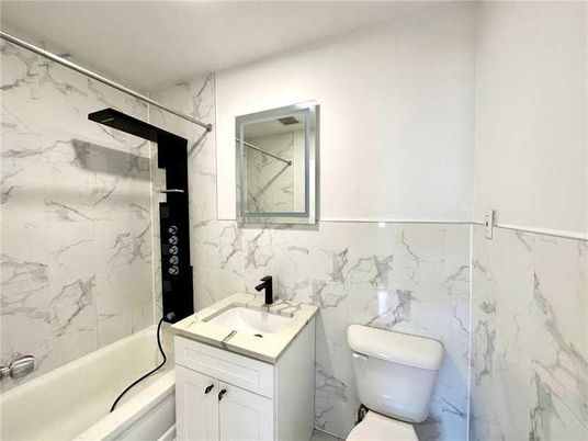 Bathroom, Interior, Marble Walls