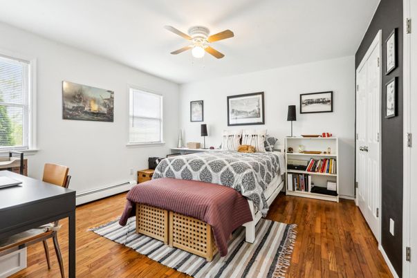 Bedroom, Home Office, Interior, Wood Texture Flooring
