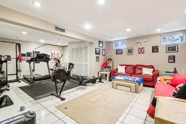 Fitness Equipment, Interior, Recessed Lighting