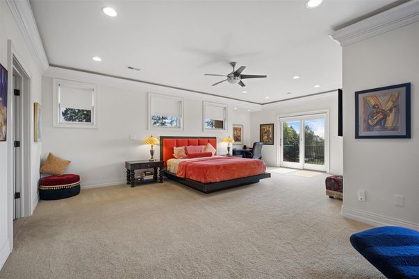 Bedroom, Interior, Recessed Lighting