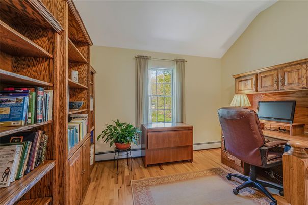 Home Office, Interior, Wood Texture Flooring