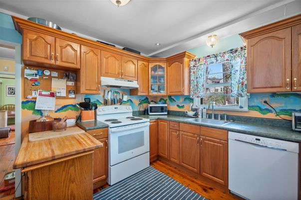 Interior, Kitchen, Wood Texture Flooring