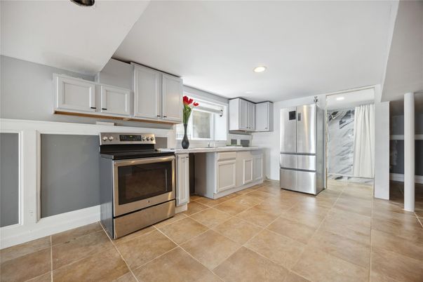Interior, Kitchen, Recessed Lighting, Stainless Steel Appliances