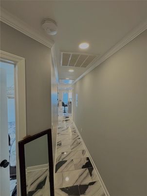 Interior, Marble, Recessed Lighting