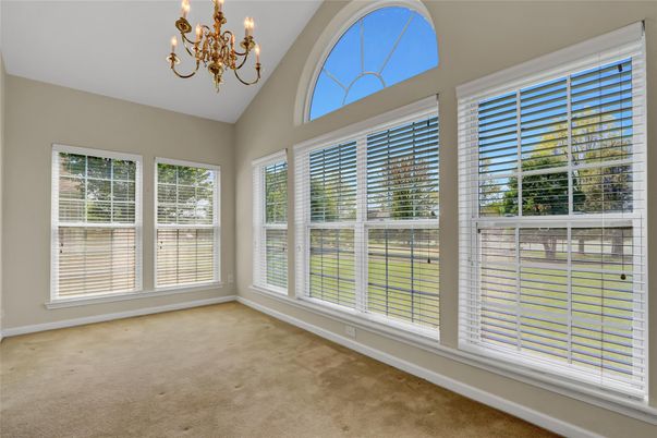 Chandelier, Empty room, Interior