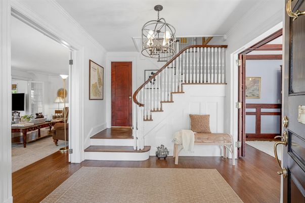 Chandelier, Interior, Wood Texture Flooring