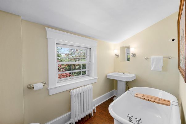 Bathroom, Interior, Wood Texture Flooring
