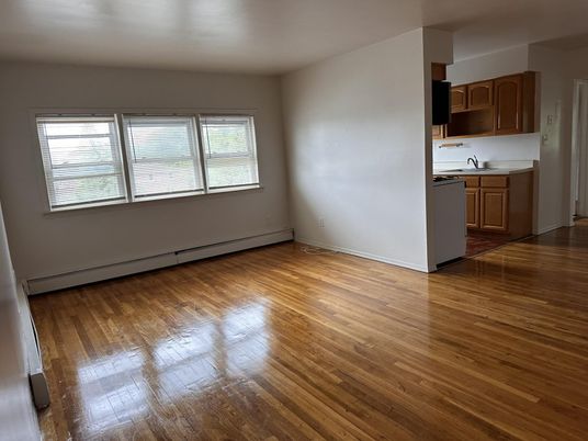 Empty room, Interior, Kitchen, Wood Texture Flooring