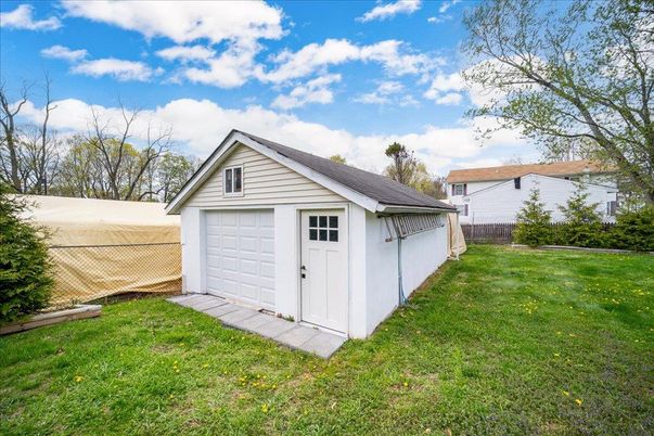 Backyard, Detached Garage, Exterior