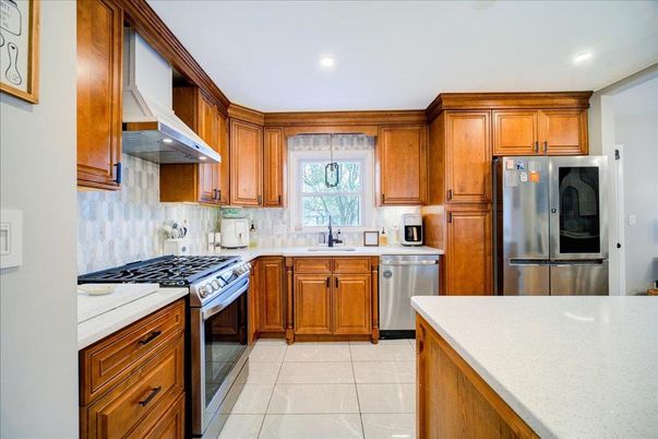Interior, Kitchen, Recessed Lighting, Stainless Steel Appliances