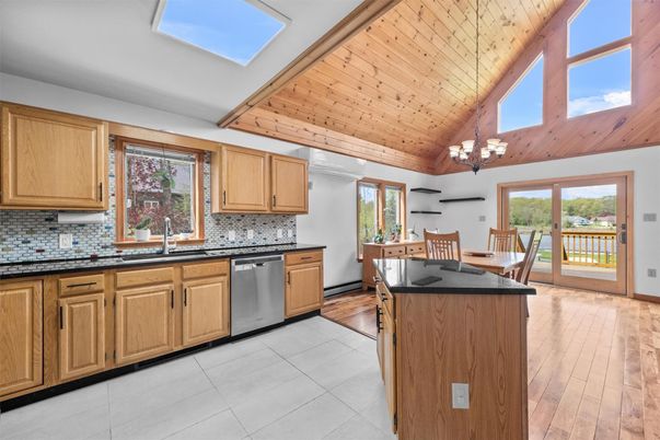 Dining room, Interior, Kitchen, Wooden Ceilings, Wood Texture Flooring