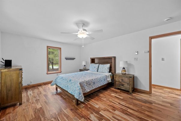 Bedroom, Interior, Wood Texture Flooring