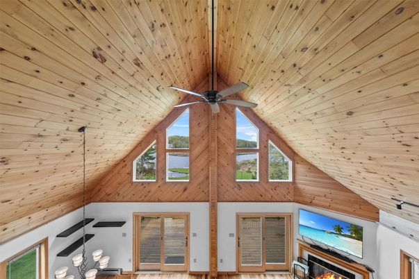 Fireplace, Interior, Wooden Ceilings, Wood Texture Flooring, Wooden Walls