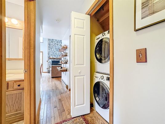 Interior, Utility Closets, Washer, Wood Texture Flooring
