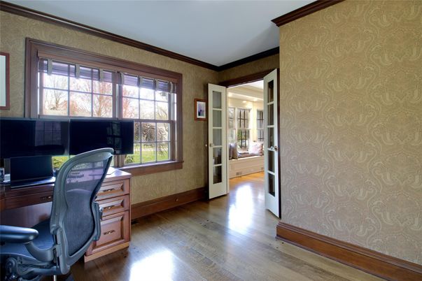Home Office, Interior, Wood Texture Flooring