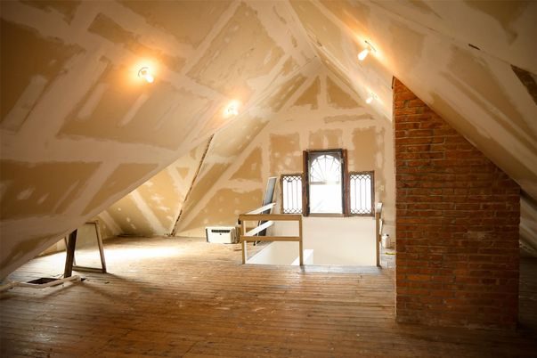 Interior, Stone Walls, Wood Texture Flooring