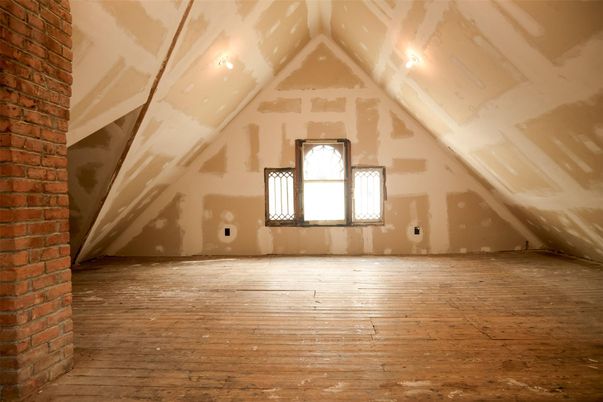 Empty room, Interior, Stone Walls, Wood Texture Flooring