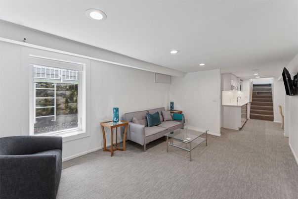 Interior, Living room, Recessed Lighting