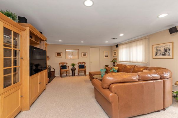 Interior, Living room, Recessed Lighting