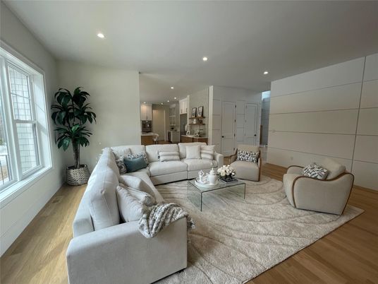 Interior, Kitchen, Living room, Recessed Lighting, Wood Texture Flooring