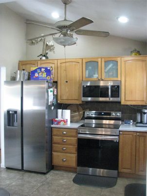 Interior, Kitchen, Recessed Lighting, Stainless Steel Appliances