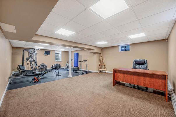 Fitness Equipment, Interior, Recessed Lighting