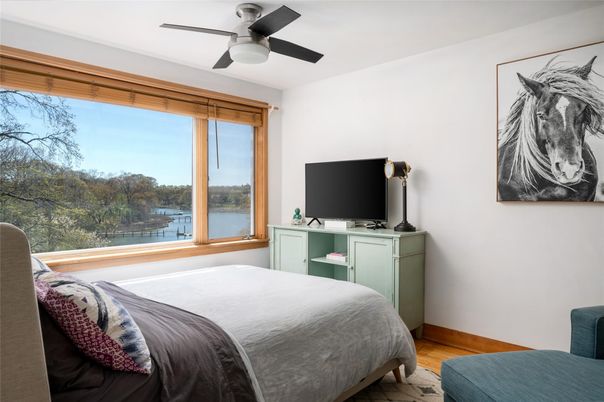 Bedroom, Interior, Water, Wood Texture Flooring