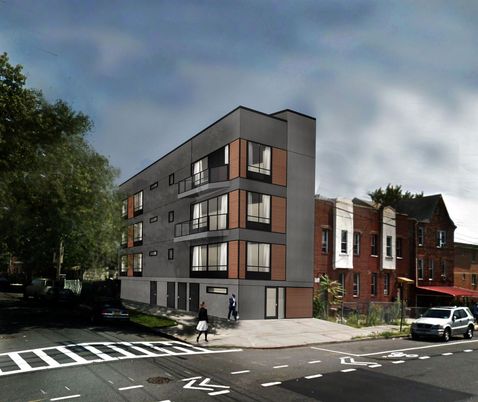 Exterior, Facade, Condo Building