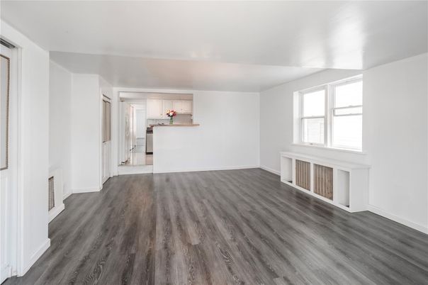 Empty room, Interior, Kitchen, Wood Texture Flooring