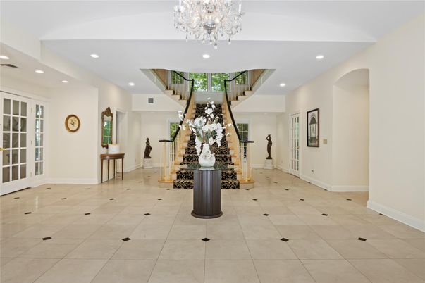 Chandelier, Interior, Recessed Lighting