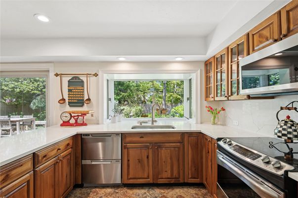 Interior, Kitchen, Recessed Lighting, Stainless Steel Appliances