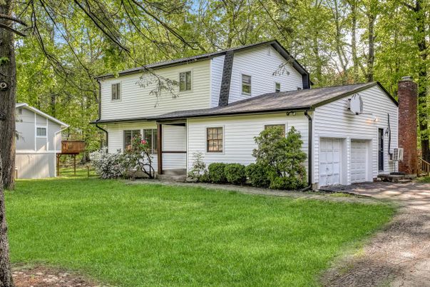 Attached, Backyard, Exterior, Facade, Farmhouse
