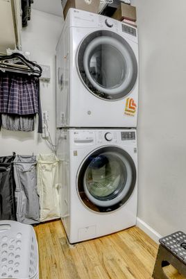 Interior, Utility Closets, Washer, Wood Texture Flooring