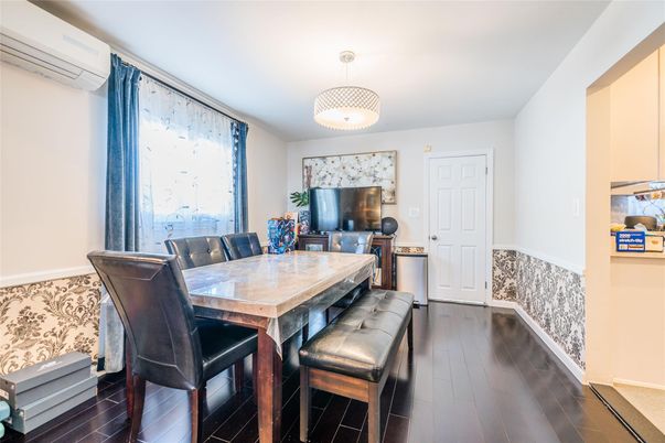 Dining room, Interior, Wood Texture Flooring