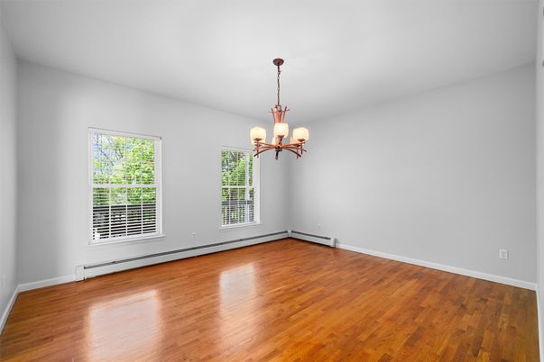 Chandelier, Empty room, Interior, Wood Texture Flooring