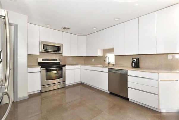 Interior, Kitchen, Recessed Lighting, Stainless Steel Appliances