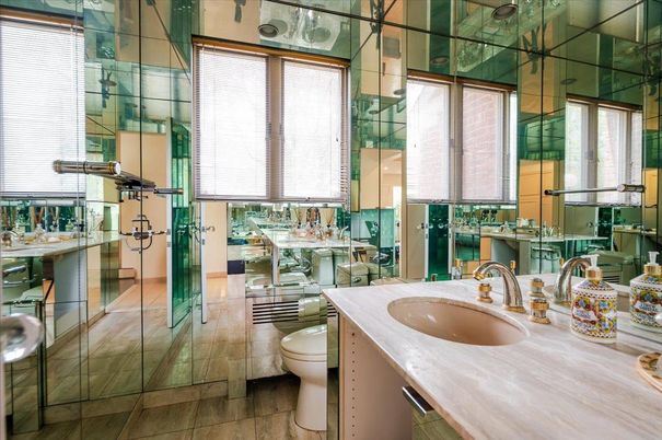 Bathroom, Glass Shower, Interior
