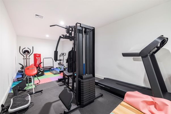 Fitness Equipment, Interior, Recessed Lighting
