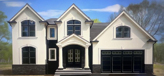 Attached, Exterior, Facade, Farmhouse