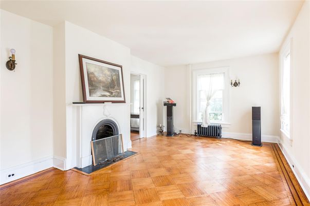 Fireplace, Interior, Wood Texture Flooring