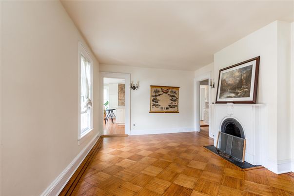 Empty room, Fireplace, Interior, Wood Texture Flooring