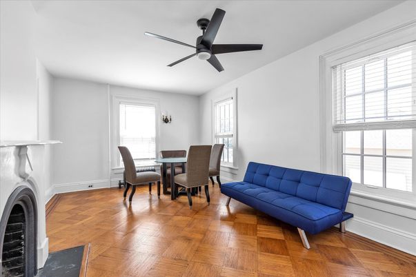 Dining room, Fireplace, Interior, Wood Texture Flooring