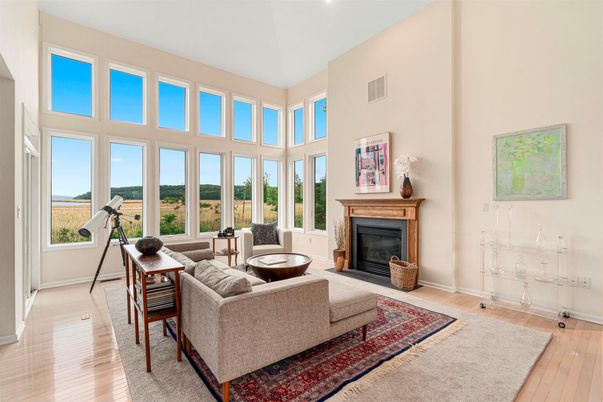 Fireplace, Interior, Living room, Wood Texture Flooring
